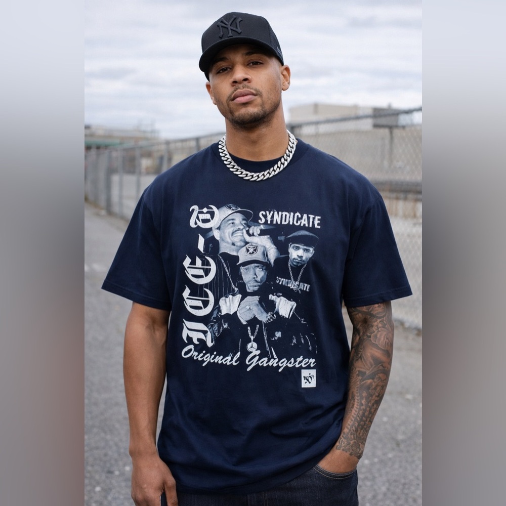 50th Anniversary of Hip Hop Ice-T Original Gangster Graphic Tee Shirt